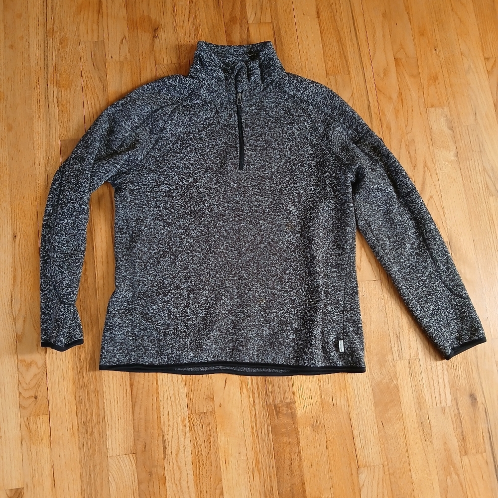 Gray Quarter Zip Pullover